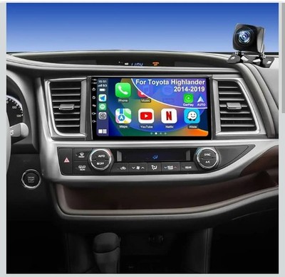 4Core 64GB 5GWiFi Upgrade Car Radio Stereo for Toyota Highlander 2014-2019, 10.1