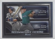 2017 Bowman Draft Recommended Viewing Evan White Sam Carlson #RV-SEA 06wp