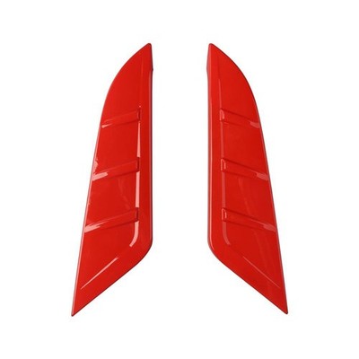 2x ABS Carbon Fiber Car Rear Bumper Side Decor For Kia Sorento 2021 2022 2023