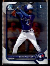 Samad Taylor 2022 Bowman #BCP-92 Toronto Blue Jays