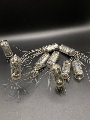 9 Pcs IN-8-2 Nixie Tubes Lot: USED Tested USSR Indicator Tubes