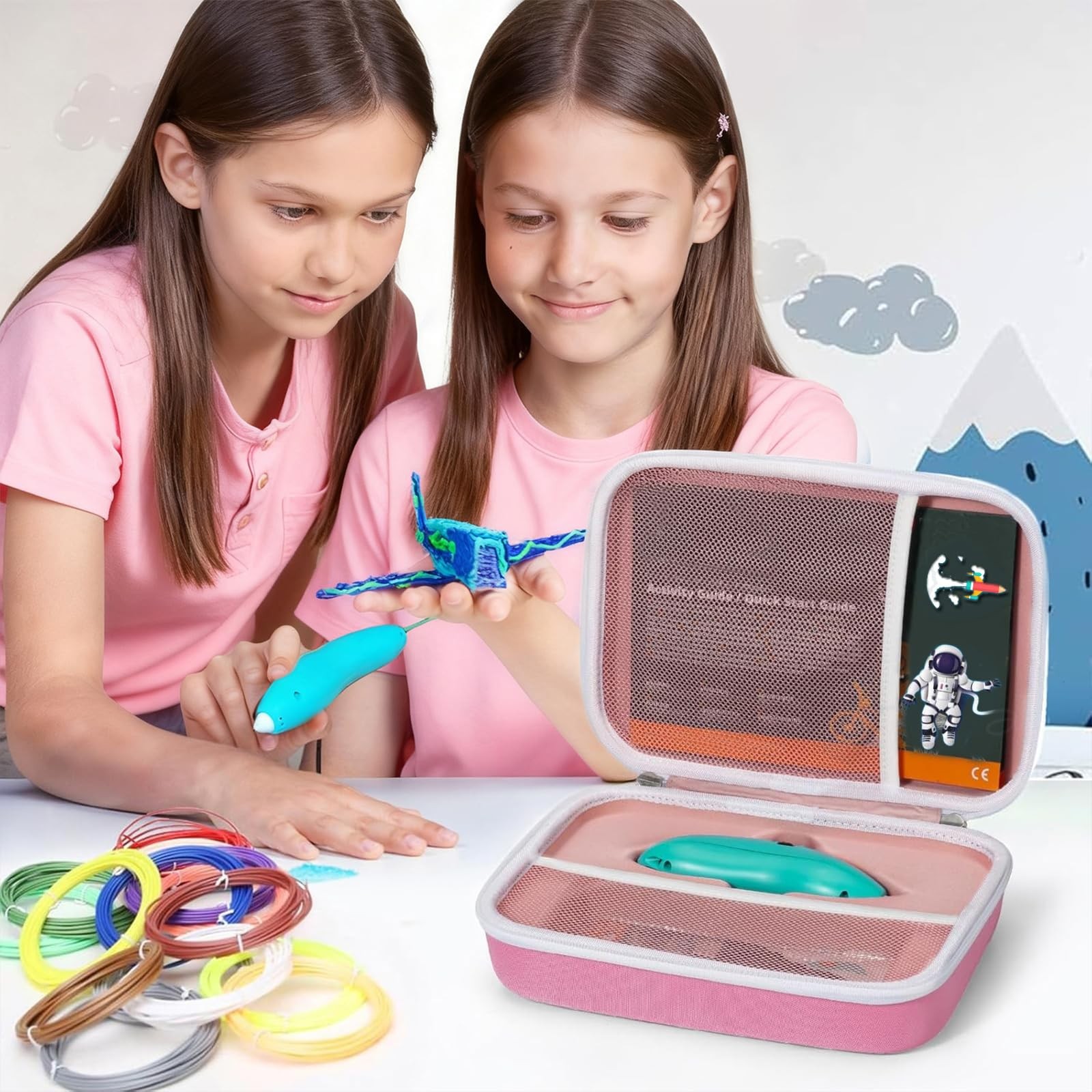 Case for 3Doodler Start+ Essentials (2023,2024) 3D Pen Set, Art Activity Set ... thumbnail 3