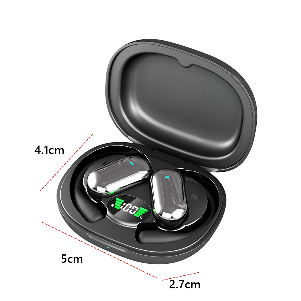 AI Wireless Earbuds with Real-Time Language Translation Open Ear Design BT 5.3