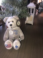1999 Authentic Collectible Quarter Bears VIRGINIA 1788 10 MINT BEANIE