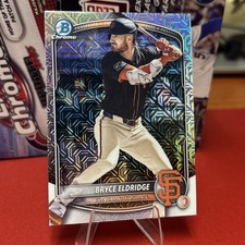 2025 Bowman Chrome - Prospects Bryce Eldridge #BCP-180 Mojo Refractor (RC)