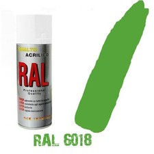Bomboletta Spray Verde Prato Ral 6018 Acrilico Vernice Brillante Lucido Graffiti
