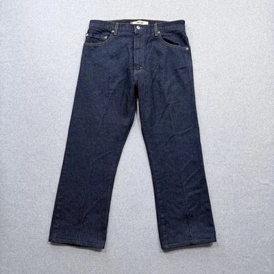 Levi's 517 Men's Boot Cut Jeans Dark Blue W34 L32 100% Cotton | eBay