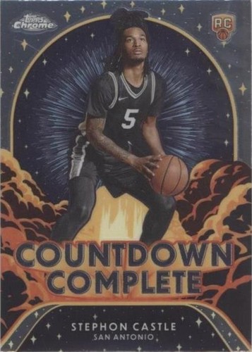 2024-25 Topps Chrome Basketball Stephon Castle 3ST-13 Show & Tell 