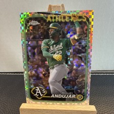 2024 Topps Chrome Update X-Fractor #USC15 Miguel Andujar Oakland A's