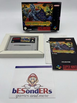 Super Nintendo - Snes -  Super Ghouls N Ghosts- Ovp - Cib - Gut - Pal