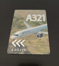 2025 Delta Pilot Trading Card A321 Neo No.65 Centennial