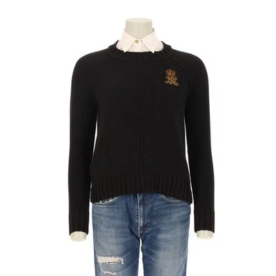 Lauren Ralph Lauren Pull Femme Taille S Noir #QWE3337 - Photo 1/4