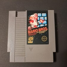 Super Mario Bros NES Action series 5 Screw 1st Print No TM Good Label