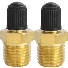 Tank Valve, 2pcs Schrader Valve Standard Core with 1/4''NPT Male... 