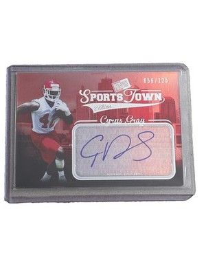 2012 Presseausweis Sprts Town Edition RC Auto Cyrus Gray /125 #STCG