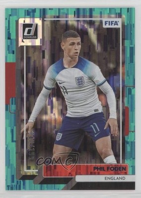 2022-23 Panini Donruss Teal 47/199 Phil Foden #30 17p7