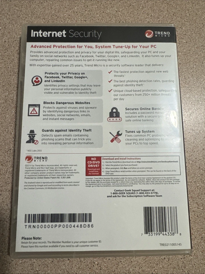 Trend Micro Internet Security (2014) 3 Devices, Windows 8, Mac, IOS, Android - Image 2 of 2