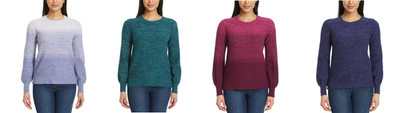 Gloria Vanderbilt Women's Crewneck Sweater