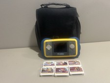 VTech MobiGo Touch Learning System Handheld Console Works 6 Games And Case