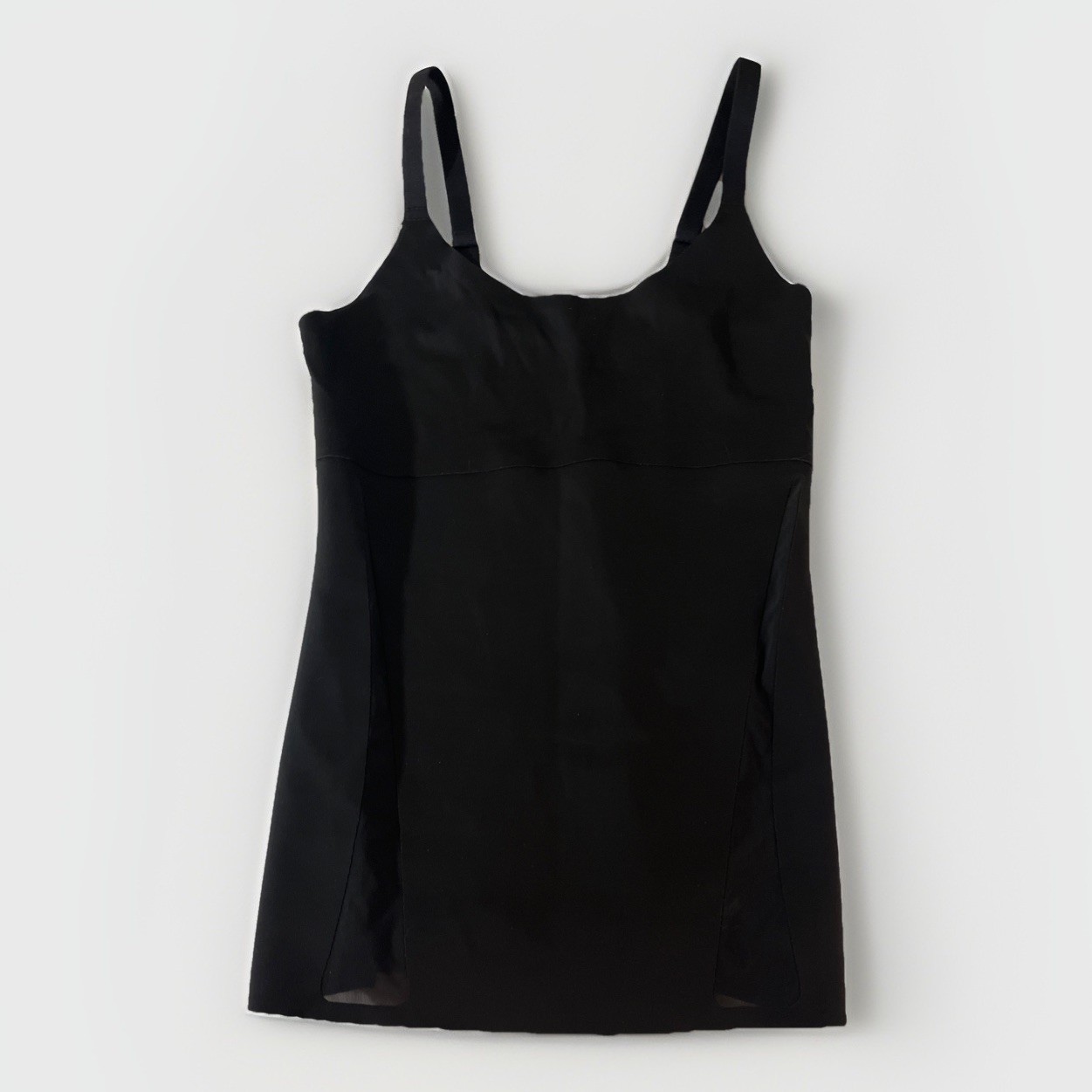 Maidenform Shapes Firm Control Long Length Camisole Top 2XL Black FLs096Cami