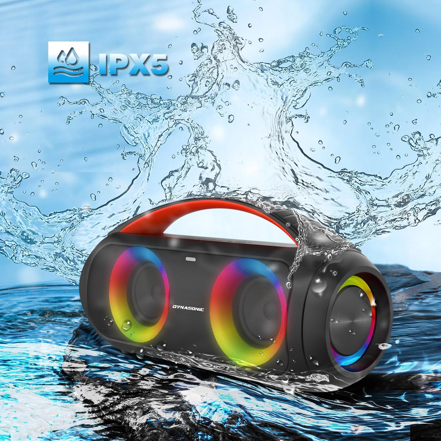 Speaker Bluetooth D93 Impermeabile IPX5 - Altoparlante da Esterno 80W - 2