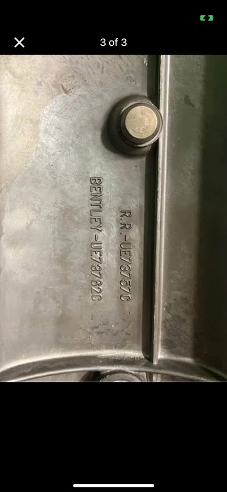 New Rolls Royce Silver Shadow Valve Cover - Image 3 of 3