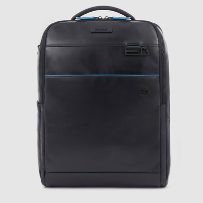 Piquadro Blue square B2V anti-theft cable PC backpack