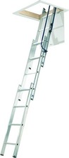 Werner Blue Seal Easy Stow 3-Section Aluminum Loft Ladder (RRP £85)