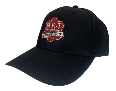 Missouri Kansas Texas M-K-T Katy Railroad Embroidered Cap Hat #40-0070