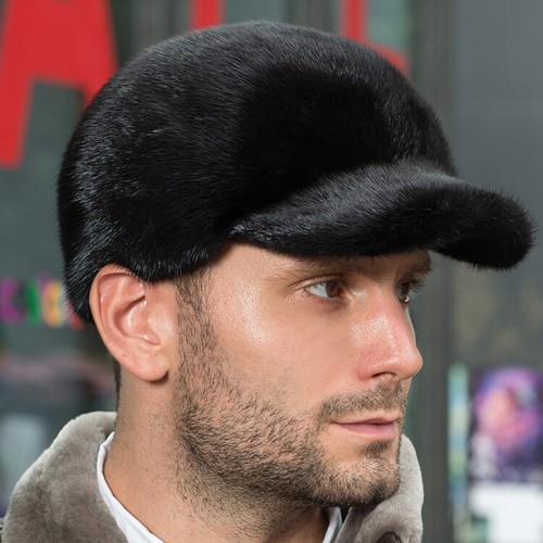 Black Mink Fur Riding Hat eBay