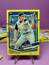 2023 Panini Donruss Ben Kudrna #132 (RC) Yellow Parallel SP