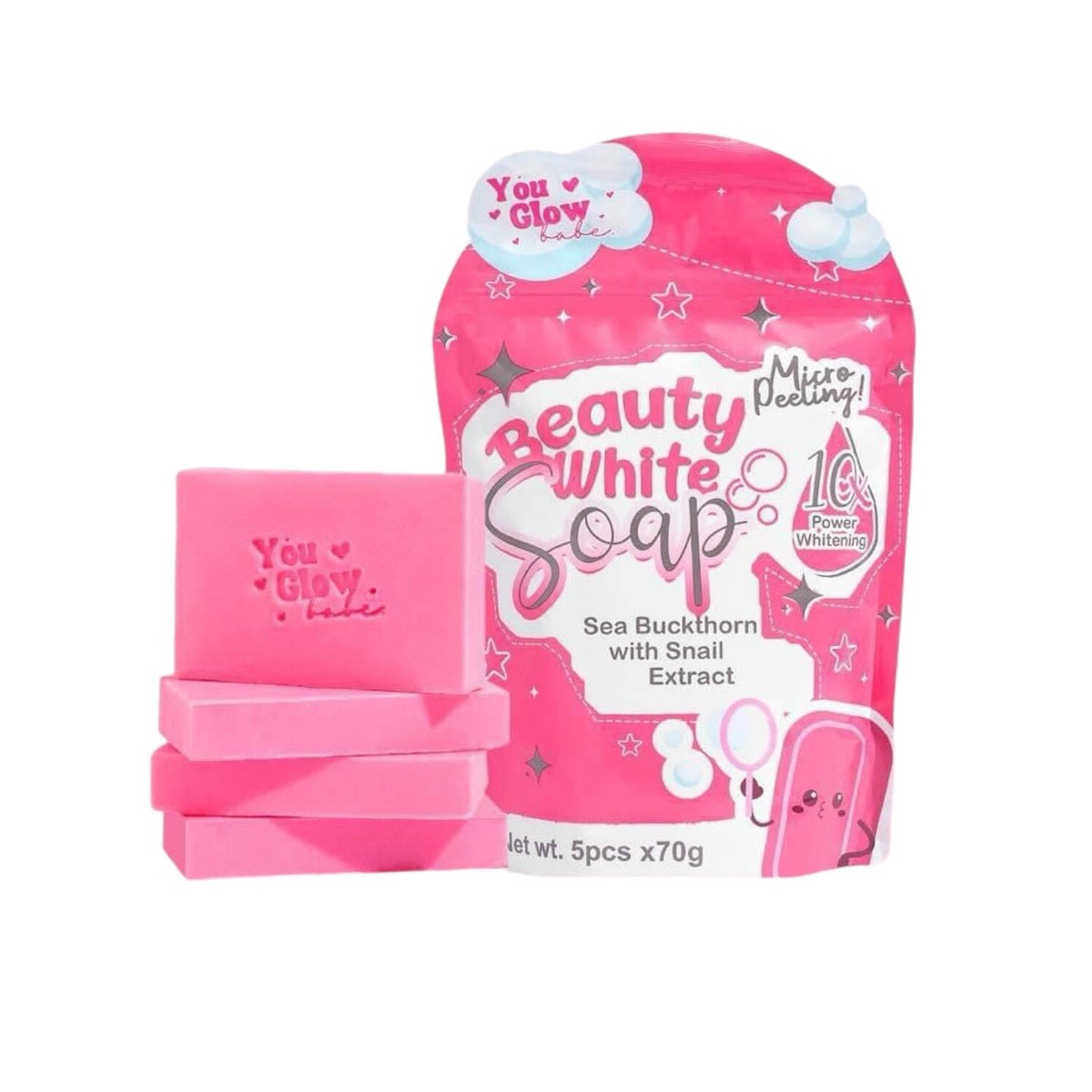 Beauty White Soap by You Glow Babe, 5 Bars x 70g | eBay