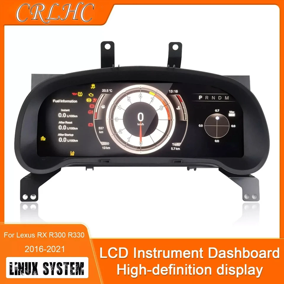 Velocímetro cluster digital instrumento LCD para Lexus RX RX300 RX330 RX350 RX400 - Imagem 2 de 4