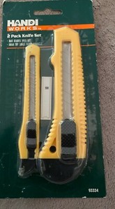 Handi Works 2 pack knife set dull blades snap off