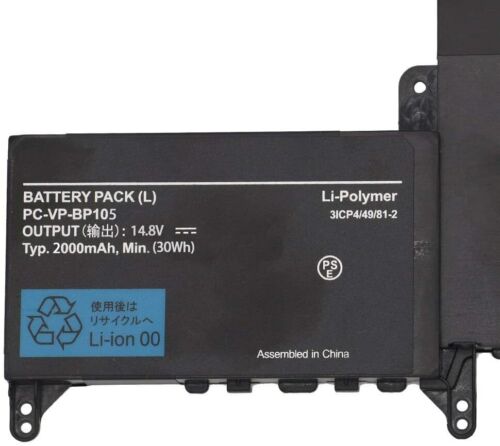 Genuine PC-VP-BP105 30Wh Battery for NEC LAVIE PC-GL186Y3AZ HZ550/B  PC-HZ550DAB