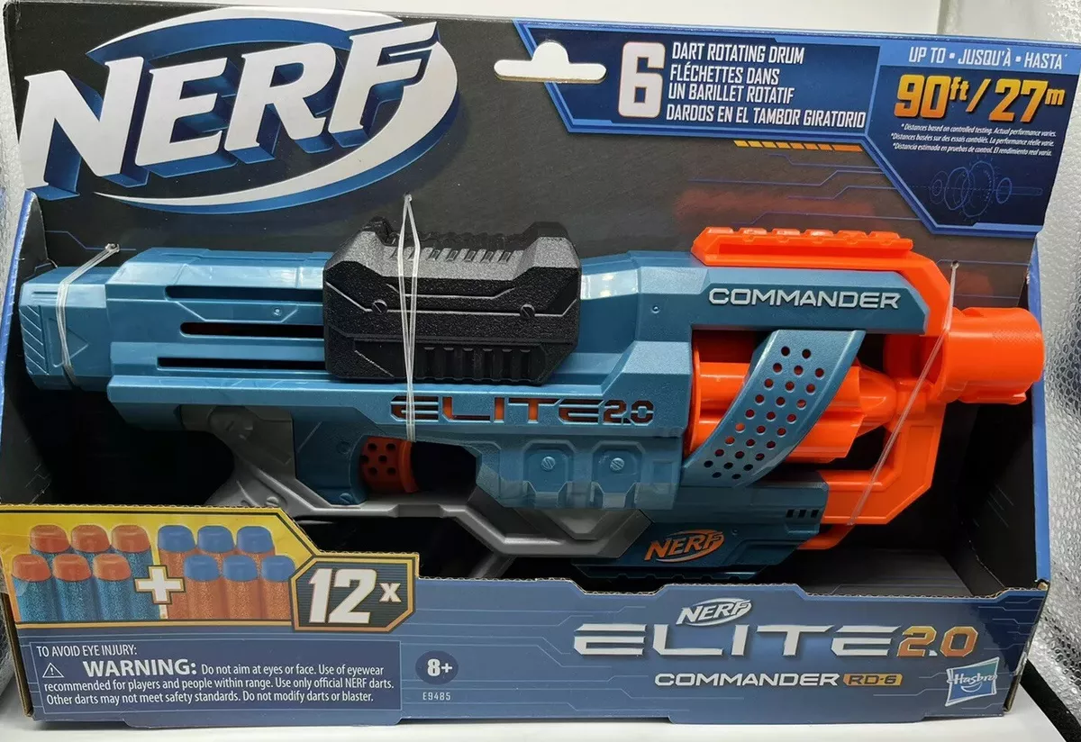 NERF Elite 2.0 E9485 Commander RD-6 Blaster 630509944439