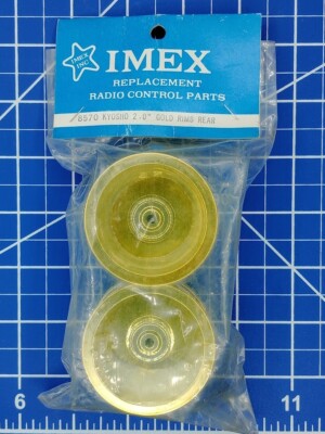 Vintage IMEX 8570 Tamiya 2.0'' Gold Rims Rear