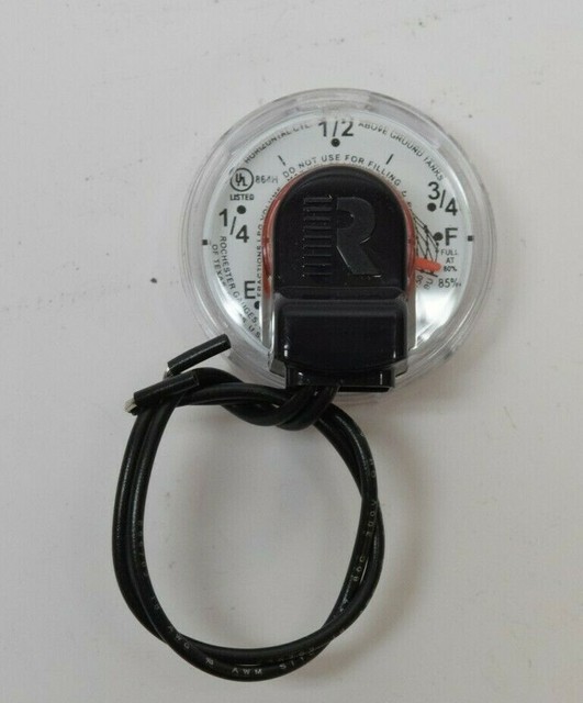 Rochester 5651S02537 Snap In Propane Sight Gauge Dial Fuel 090 OHM