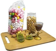 Biodegradable Transparent Food Bags Natureflex 16+9x36 cm 100 pcs