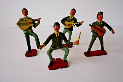 Vintage Beatles Figures Set 1960s Plastic Hong Kong as-is | eBay