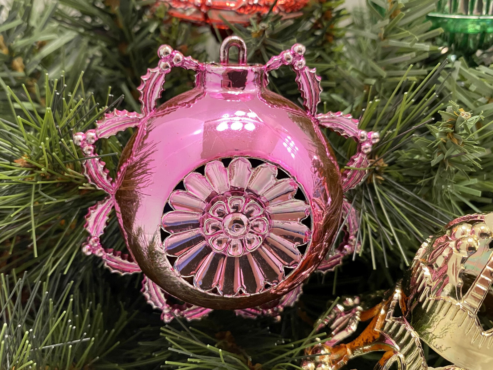 Colorful Assortment of 8 Vintage Bradford MCM Plastic Christmas