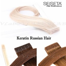 Keratin Hair Extension 20 Strands Real Russian Hair SEISETA Russian Remy 7002