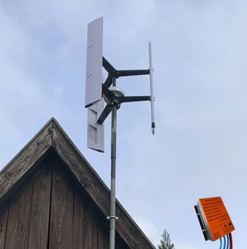 800W 12V 24V 48V Vertikale Windkraftanlage Windturbine Windrad MPPT Laderegler - Bild 1 von 18