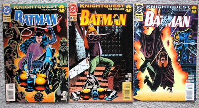 BATMAN #s 504, 505 & 508 (DC Comics 1st Series) Batman Knightquest - Catwoman FN
