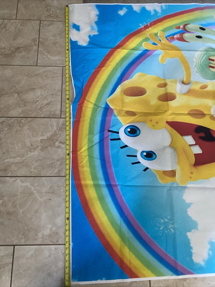 海绵宝宝 SquarePants Patrick Star Backdrop 生日派对 81 X 59 🔥 — 第 2/2 张图片