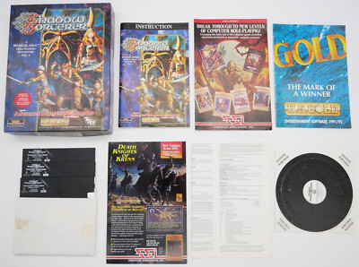 Shadow Sorcerer AD&D SSI 1991 IBM PC MS-DOS 5,25'' Disk Tandy BIG BOX boxed CIB