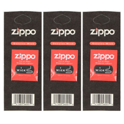 Zippo Docht/Wick 3 Stk. - Feuerzeuge - Benzin - Zippo Zubehör - Reparatur