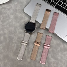 For Samsung Galaxy Watch 6 5 4 3 Active2 S3 40/44/42/46/43/47mm Mesh Band Steel