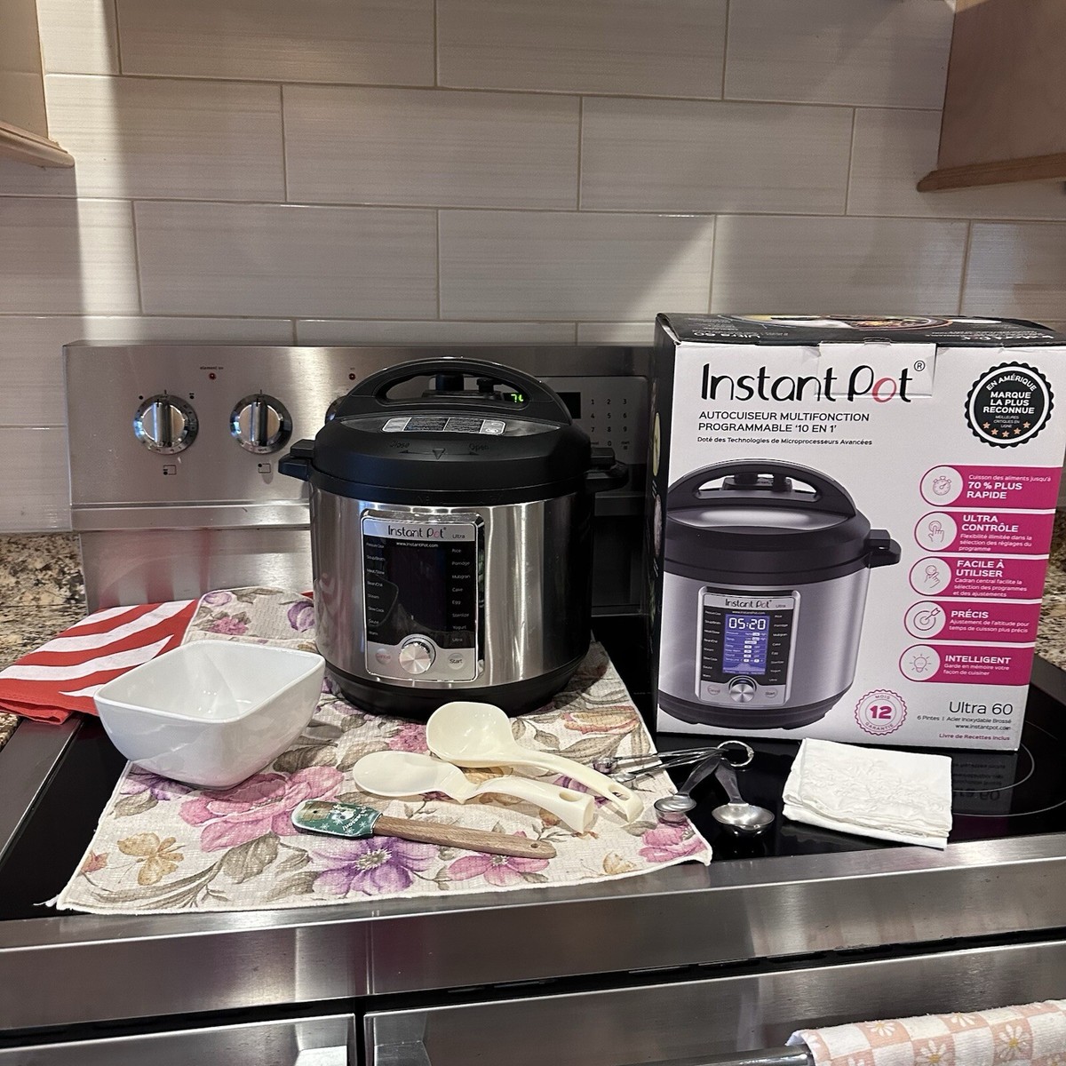 Instant Pot Ultra 60 Multi-Use 6 Qt 10-in-1 Electric