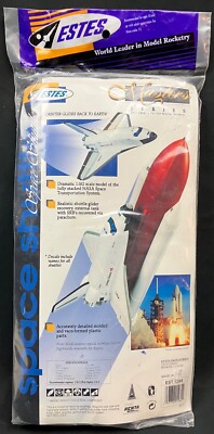 Estes Master Series Space Shuttle flying model rocket kit #1284. New, Unopened.